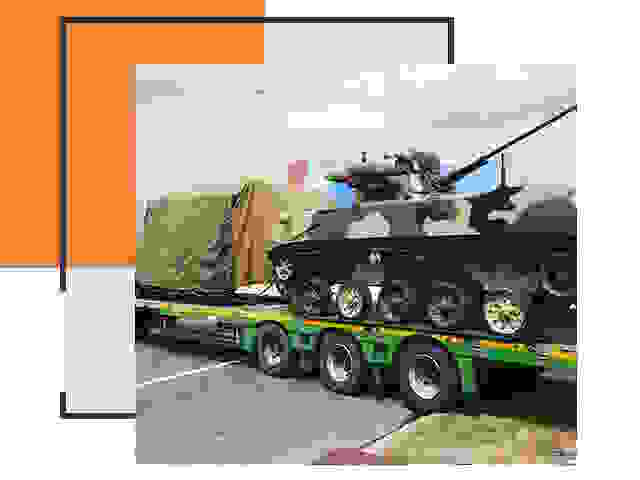 Перевозка военной техники в Спасске-Дальнем