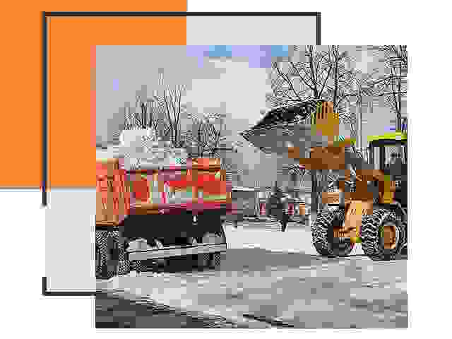 Вывоз снега в Спасске-Дальнем
